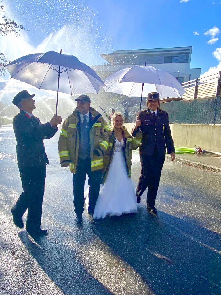 Unser langjähriges Mitglied Christopher Saurwein heiratet seine Simona am 22.10.2022