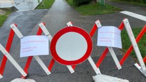 August 28 Rad- und Fußwegsperrung