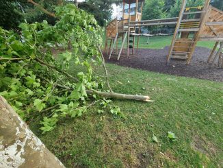 Juli 21 Aufräumarbeiten nach Unwetter am 18.07.2023 04