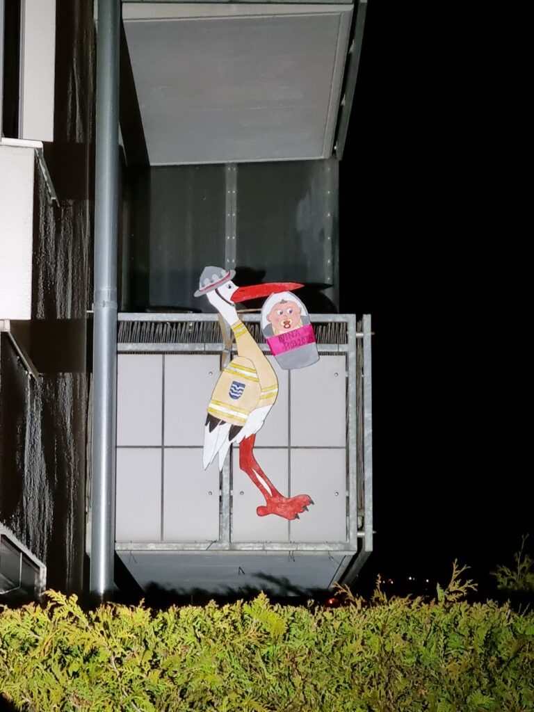Feuerwehrstorch Nina
