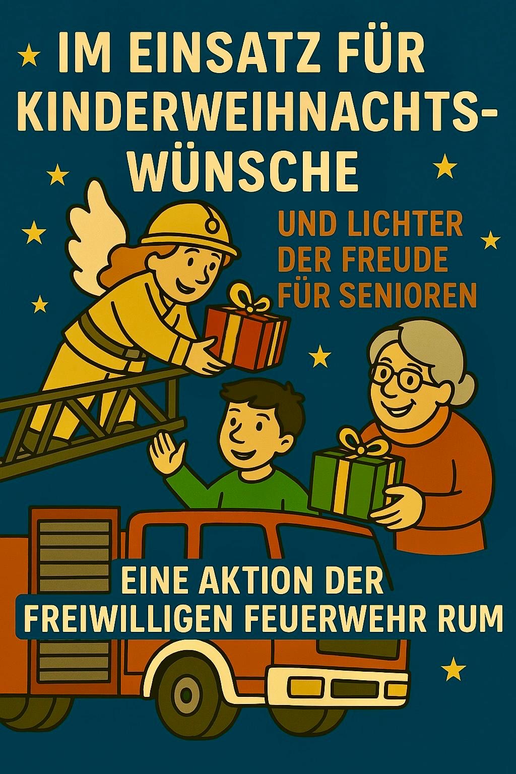 Im Einsatz für Kinderweihnachtswünsche und Lichter der Freude für Senioren 2025