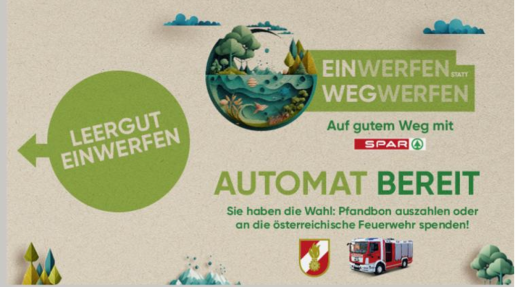 Flyer Pfandbonspenden Spar 1