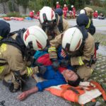 Chlorgasunfall in der Privatklinik Hochrum – Feuerwehr und Rotes Kreuz üben gemeinsam den Ernstfall